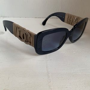 Navy Blue Chanel sunglasses